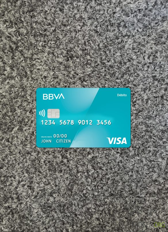 Photolook de la carte de débit Visa Argentine BBVA